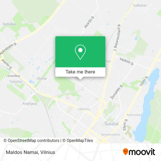 Карта Maldos Namai