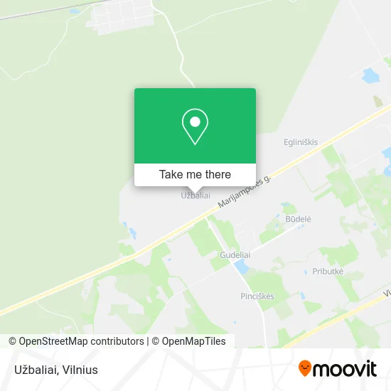 Карта Užbaliai