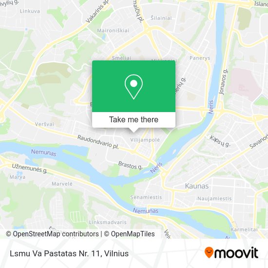 Карта Lsmu Va Pastatas Nr. 11
