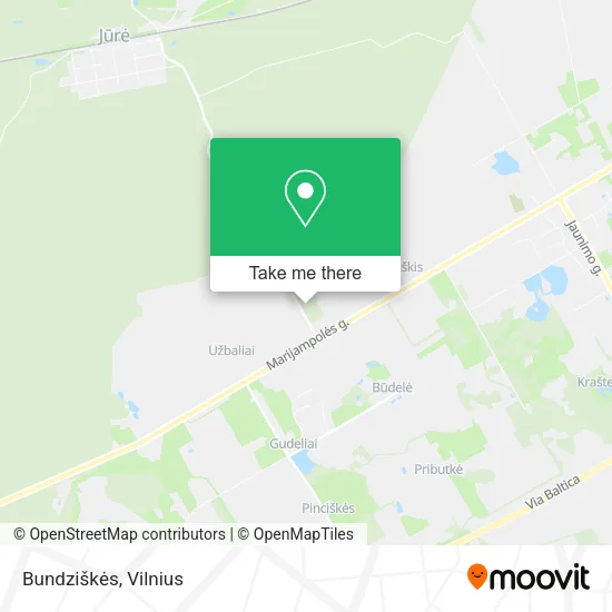 Карта Bundziškės