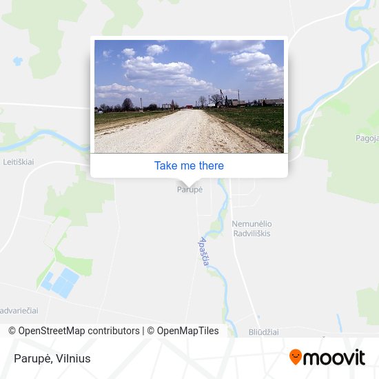 Карта Parupė