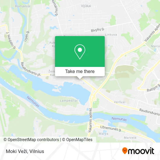 Карта Moki Veži