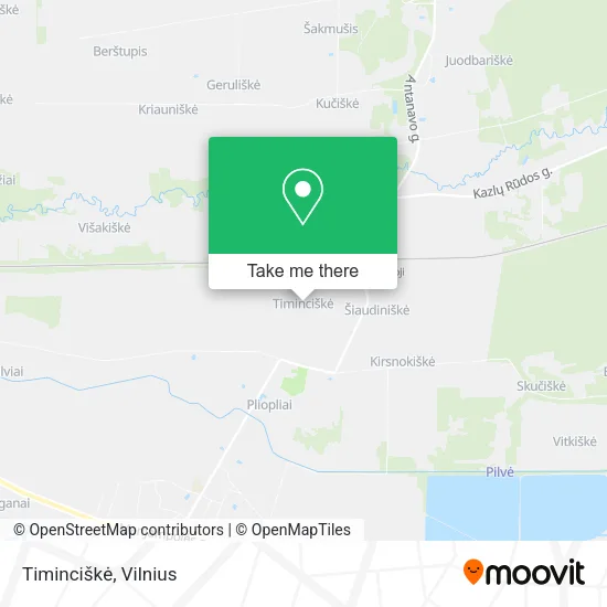 Карта Timinciškė