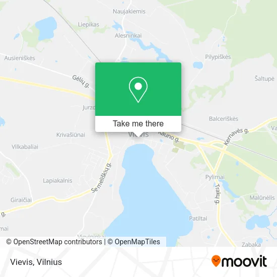 Карта Vievis