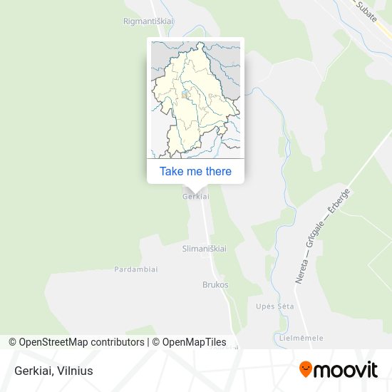 Карта Gerkiai
