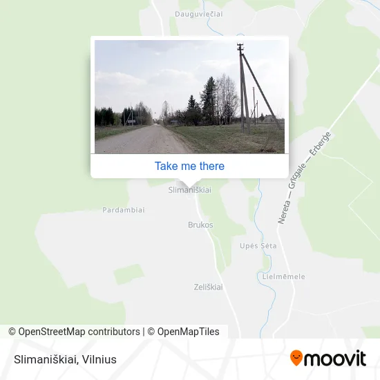 Карта Slimaniškiai