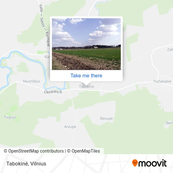 Карта Tabokinė