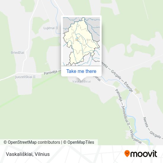 Карта Vaskališkiai