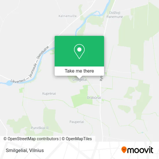 Карта Smilgeliai