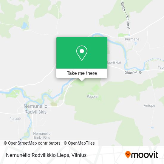 Карта Nemunėlio Radviliškio Liepa