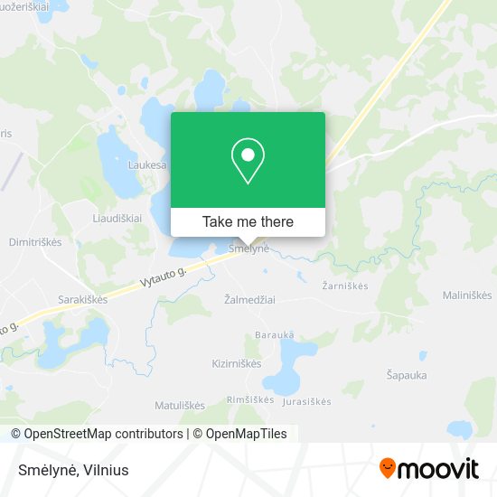Карта Smėlynė