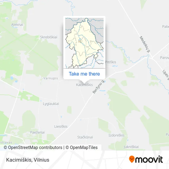 Карта Kacimiškis