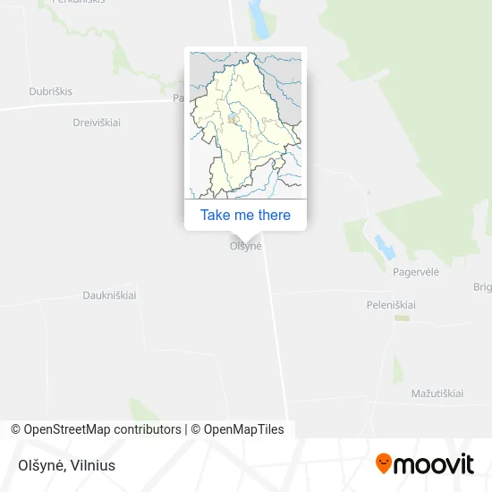Карта Olšynė