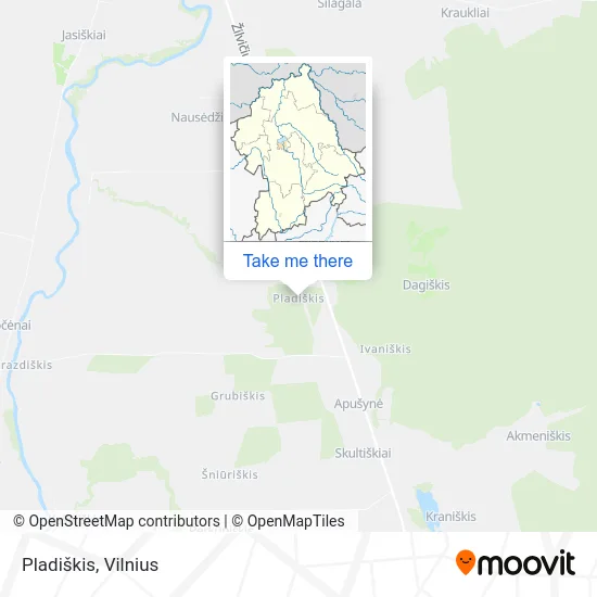 Карта Pladiškis