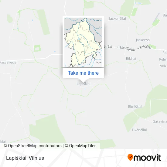 Карта Lapiškiai