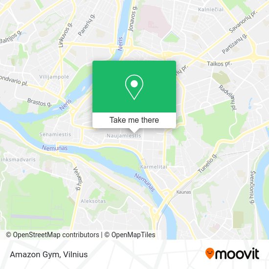 Карта Amazon Gym