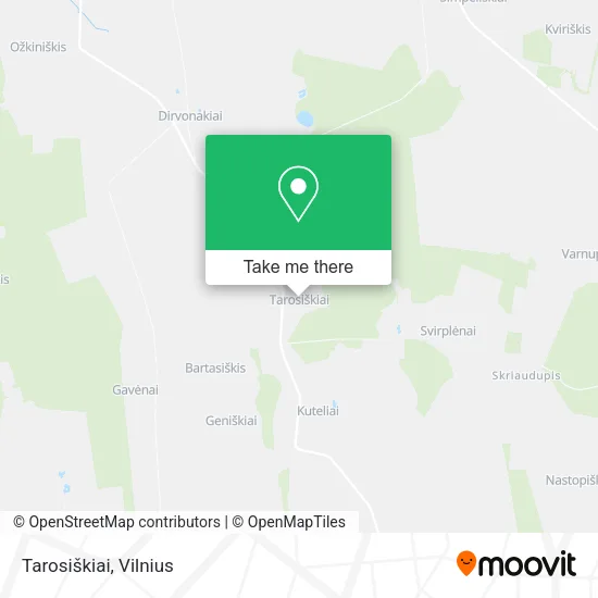 Карта Tarosiškiai