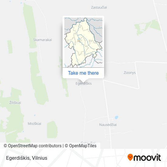 Карта Egerdiškis