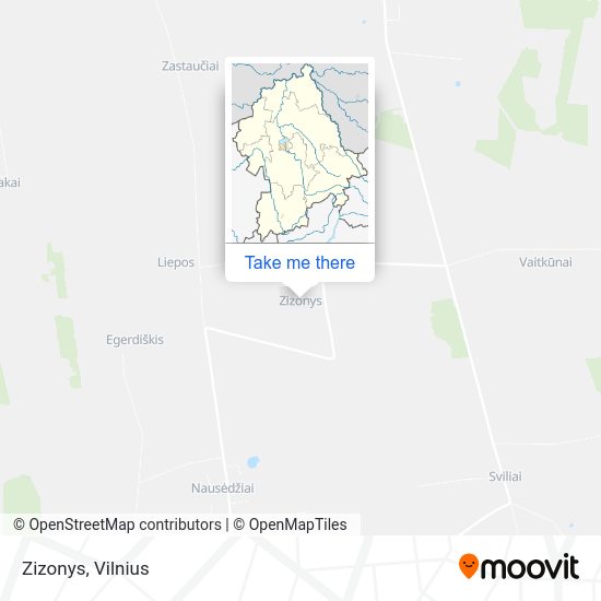 Карта Zizonys