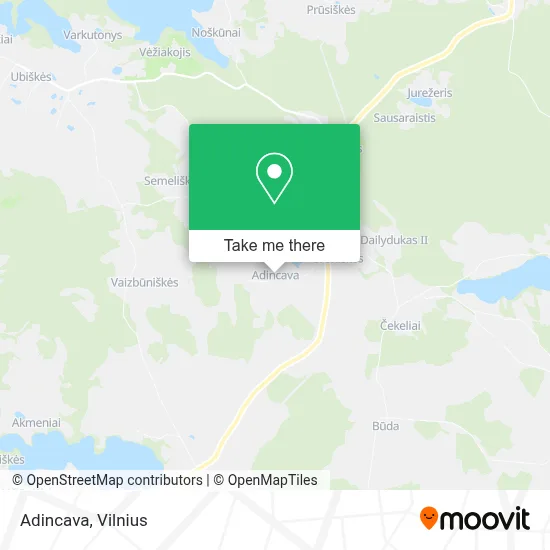Adincava map
