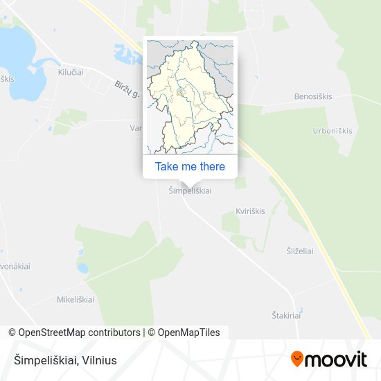 Карта Šimpeliškiai