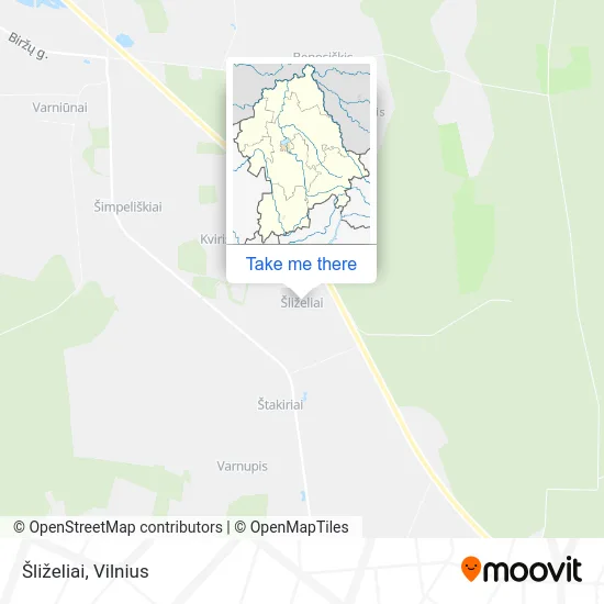 Карта Šliželiai