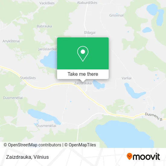 Карта Zaizdrauka