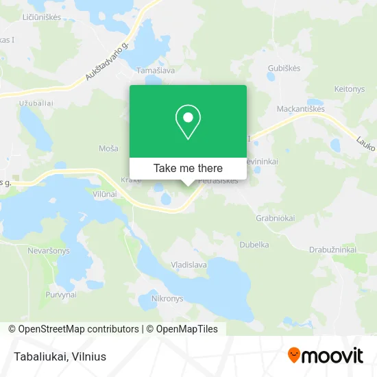 Карта Tabaliukai