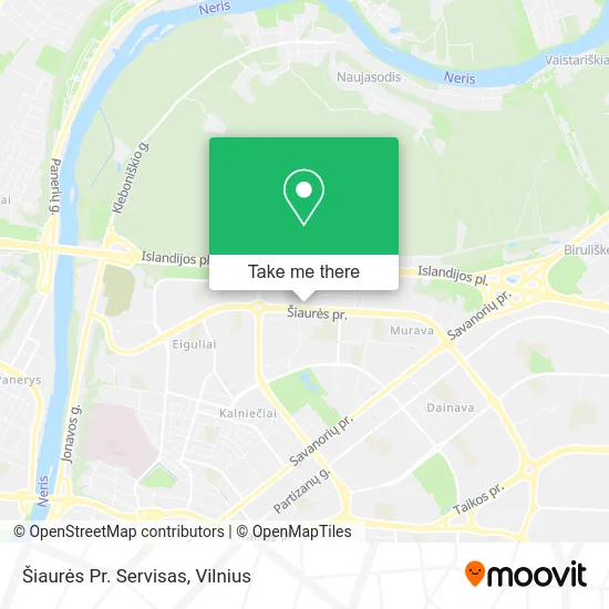 Карта Šiaurės Pr. Servisas