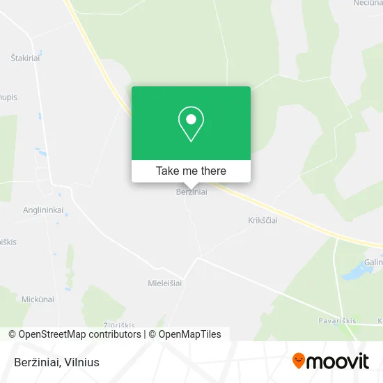 Карта Beržiniai