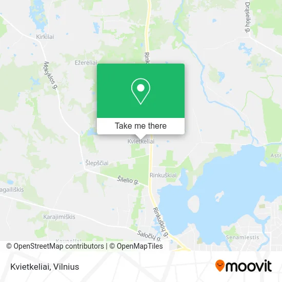 Карта Kvietkeliai