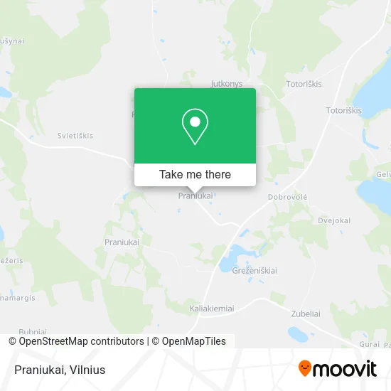 Карта Praniukai