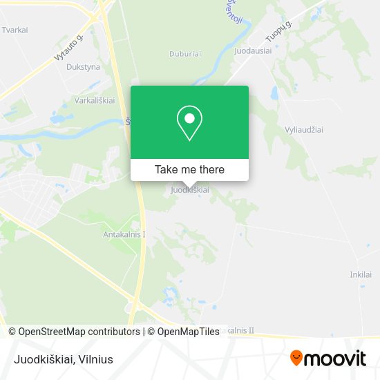 Карта Juodkiškiai