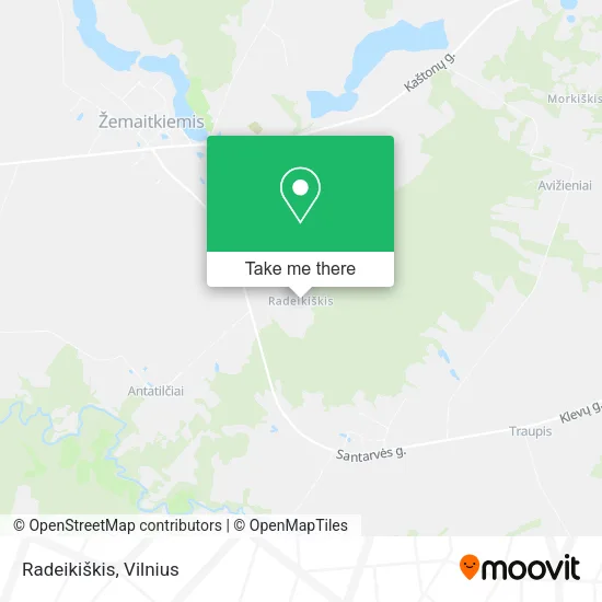 Карта Radeikiškis