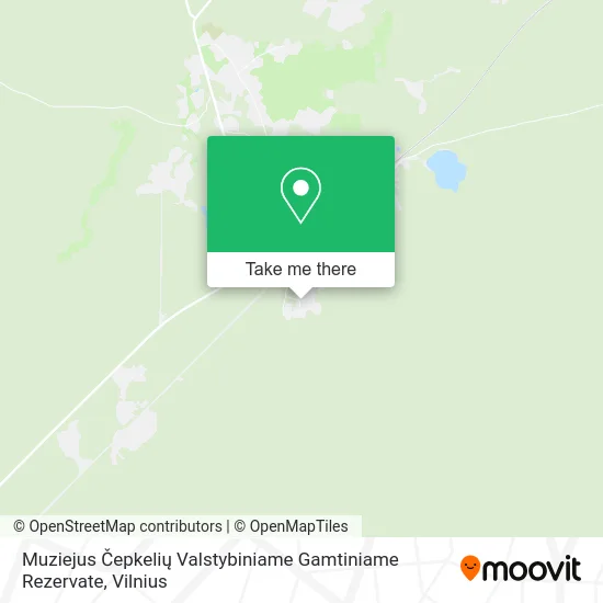 Карта Muziejus Čepkelių Valstybiniame Gamtiniame Rezervate