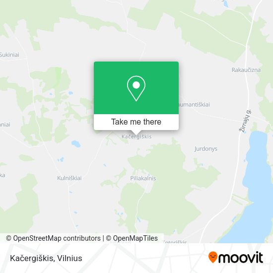 Карта Kačergiškis