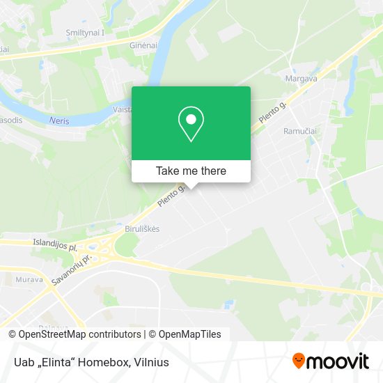Карта Uab „Elinta“ Homebox
