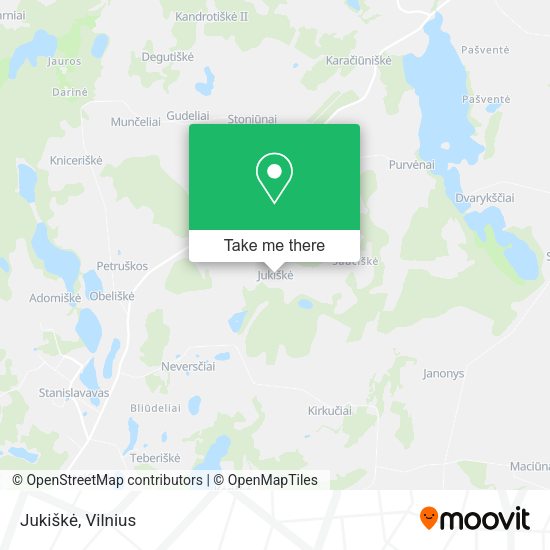 Карта Jukiškė