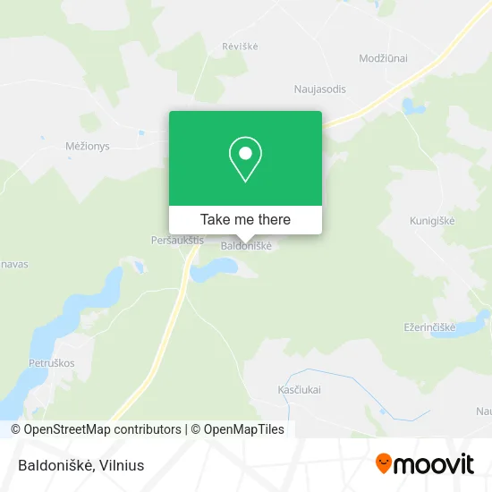 Карта Baldoniškė