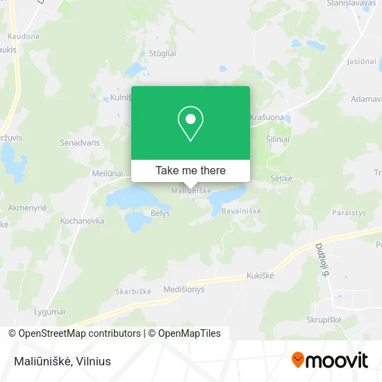 Карта Maliūniškė