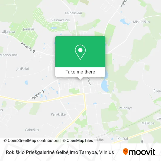 Карта Rokiškio Priešgaisrinė Gelbėjimo Tarnyba