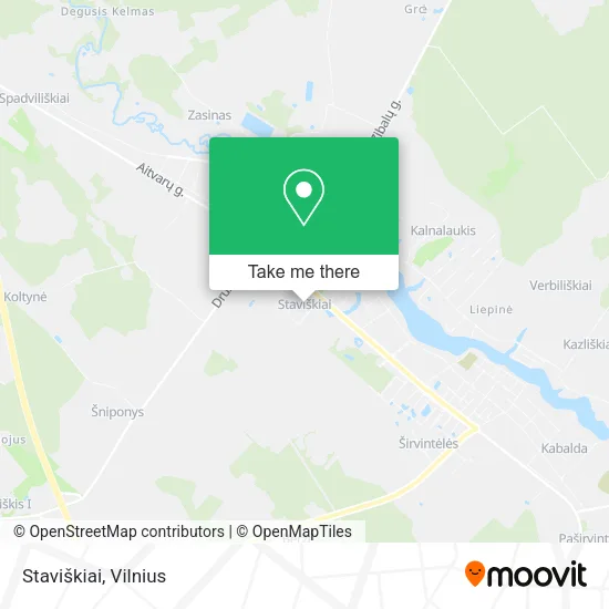 Карта Staviškiai