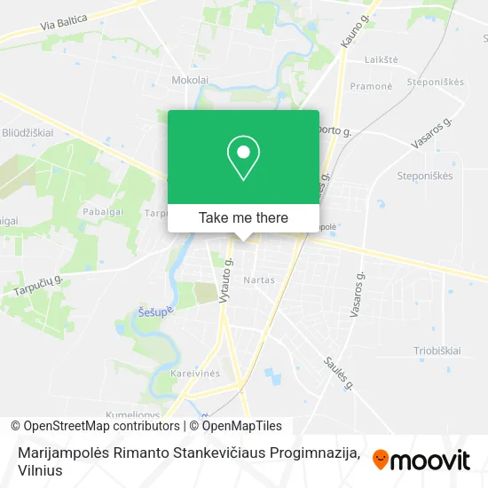 Карта Marijampolės Rimanto Stankevičiaus Progimnazija
