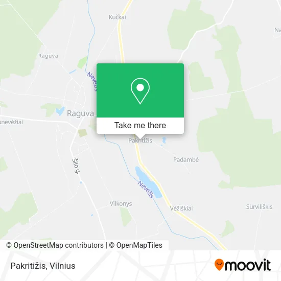 Карта Pakritižis