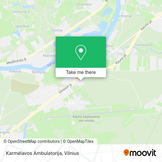 Карта Karmėlavos Ambulatorija