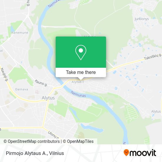 Карта Pirmojo Alytaus A.