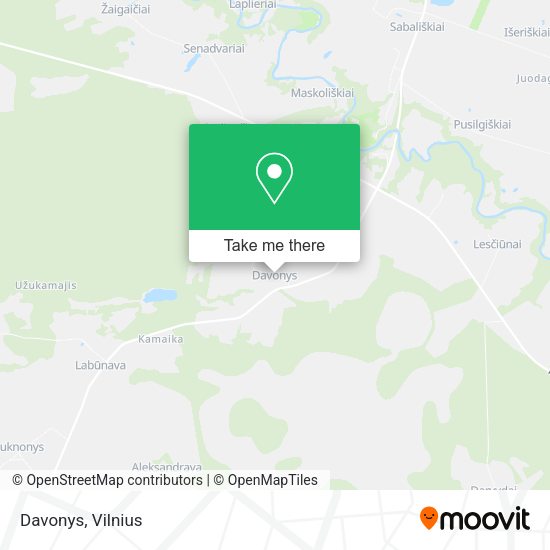 Карта Davonys