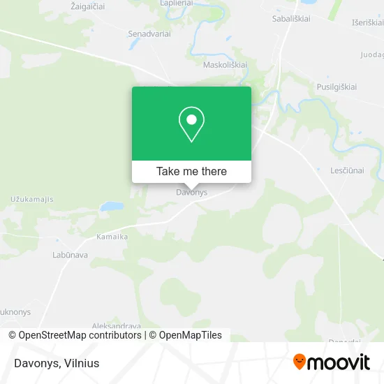 Карта Davonys