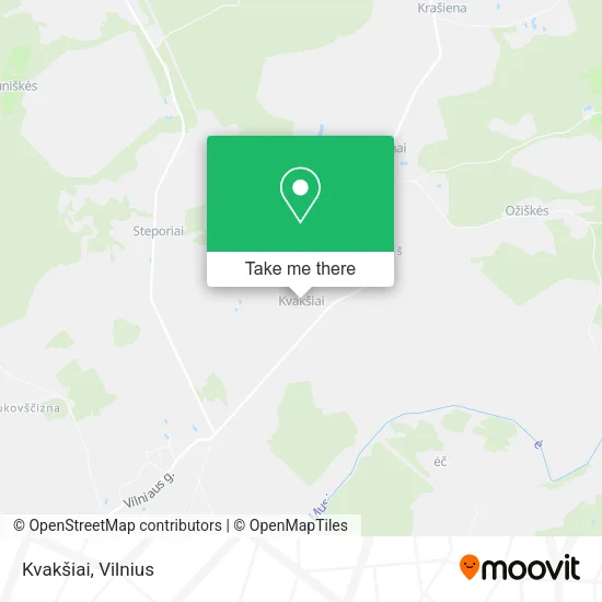 Карта Kvakšiai