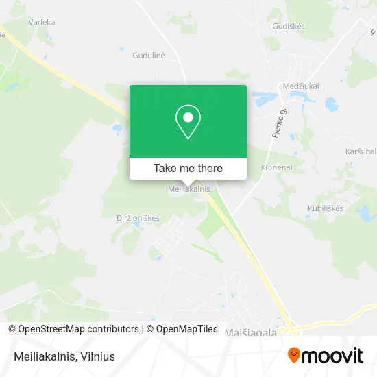 Карта Meiliakalnis